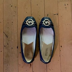 Michael Kors Navy Flats